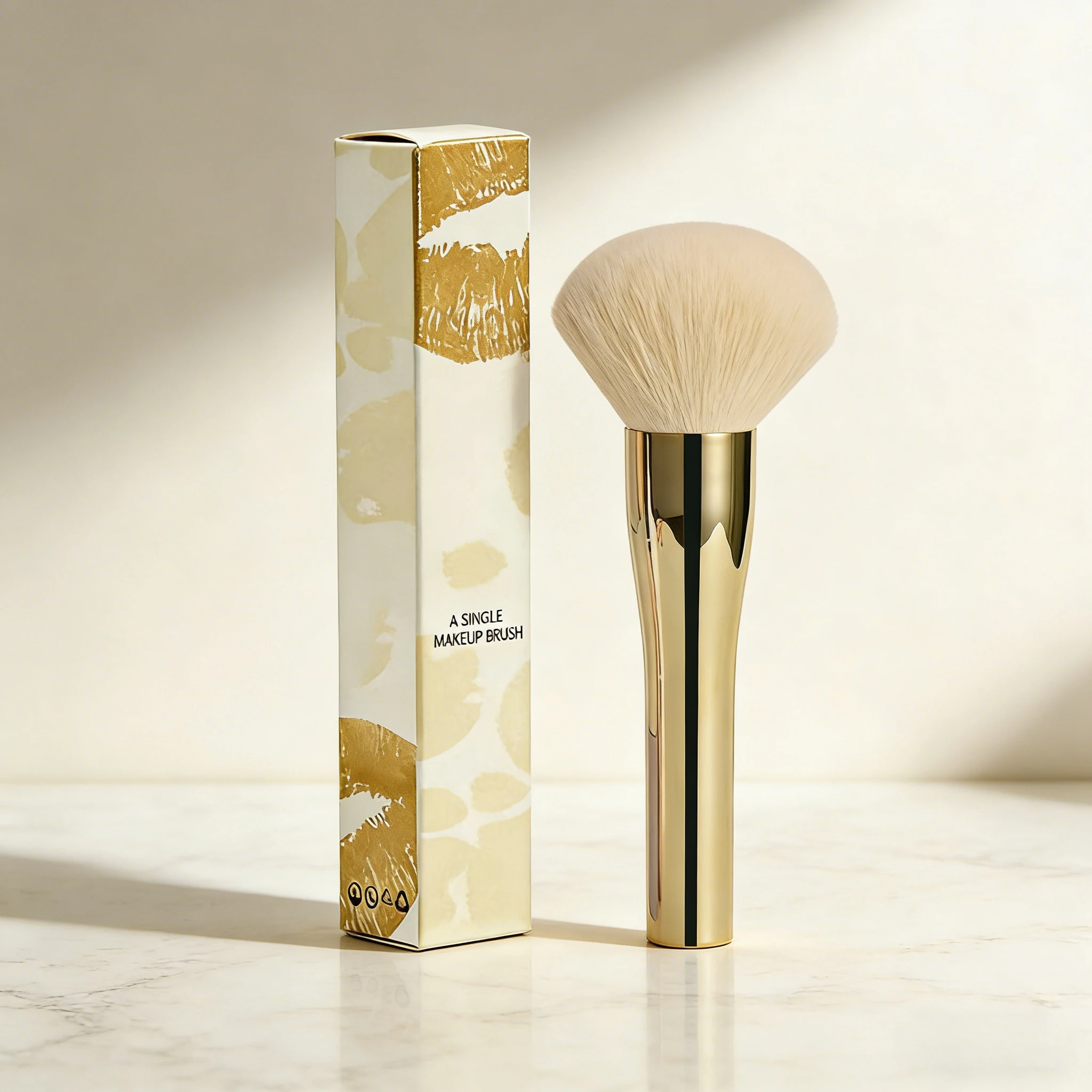 Extra-Large Soft-Bristled Makeup Brush High-Quality Facial Powder Brush Blush Brush for Effortless Application