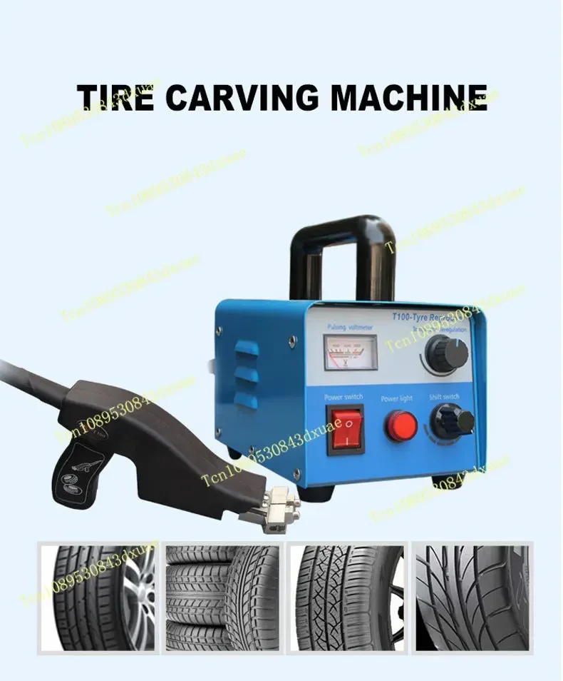 220V Tire Regroover Tire Groover Machine Rubber Cutting Machine 380w Truck  Car  Rubber Tyres Iron Grooving Machine