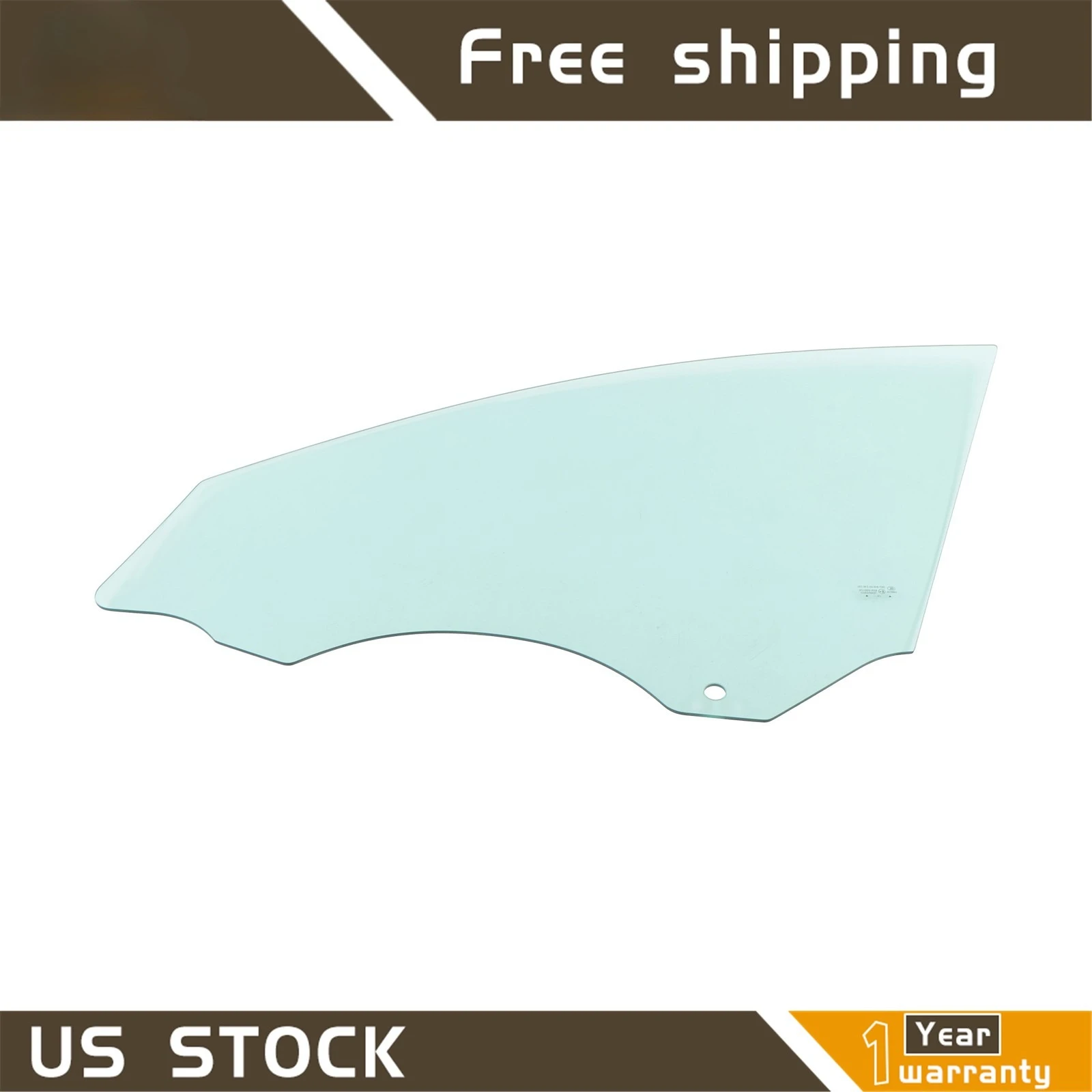 

For Tesla Model Y 20-24 Passenger Right Side Front Door Window Glass Tempered