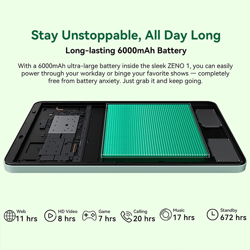 تابلت Blackview ZENO 1 الجديد لعام 2025 بشاشة 8 بوصة 4G LTE Android 15 Doke AI Widevine L1 6000mAh 64GB 256GB كمبيوتر صغير الحجم