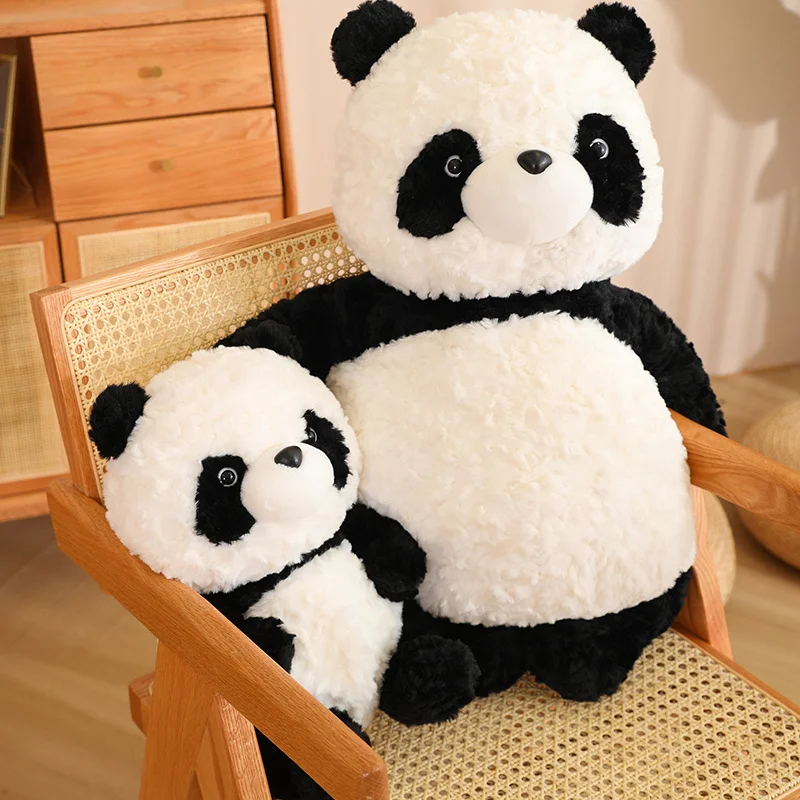 25-70cm Cute Big Panda Doll Plush Toy Animals Throw Pillow Kids Birthday Christmas Gifts Cartoon Toys Big Pillow On The Bed