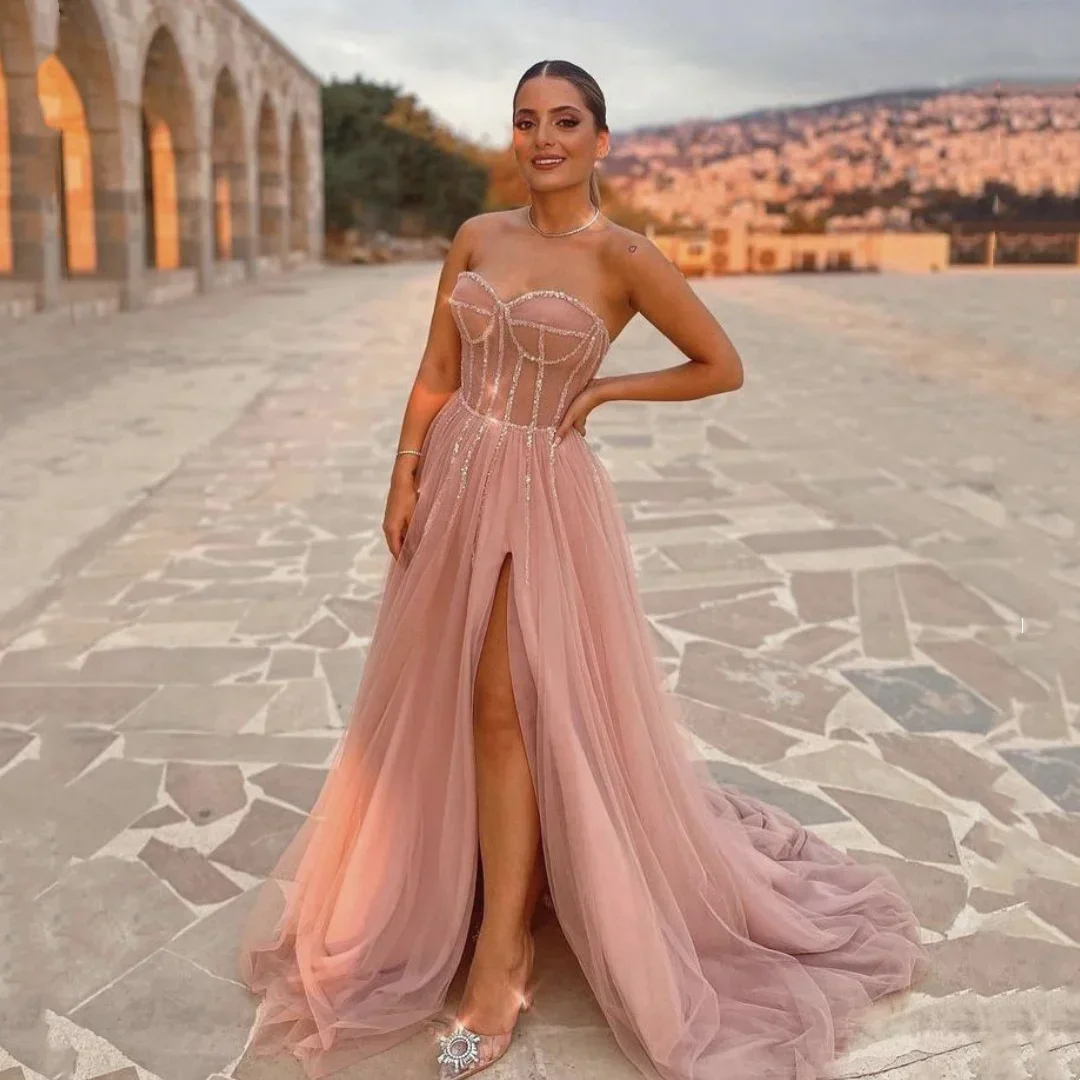 Vestidos de Noche largos de lujo 2024, vestidos de noche lujosos para mujer, vestido elegante para fiesta de graduación, vestido elegante para mujer personalizado