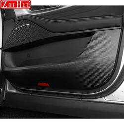 For Trumpchi GAC GS8 2nd Gen 2023 2024 Car Leather Door Anti Kick Pad Protection Side Edge Film Protector Stickers Accessories