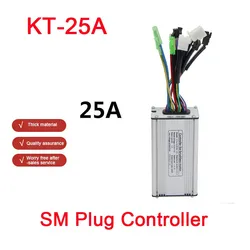 Original Electric bicycle 36V/48V Controller 9-Tube KT 25A Square Wave Controller SM Plug  Mountain bike refit accessories