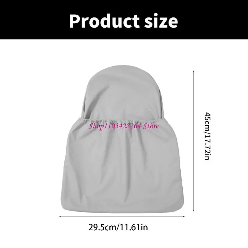 Mealtime Highchair Organiser Case Storage Easy to Clean Backrest Sleeve Cover for Many Highchairs