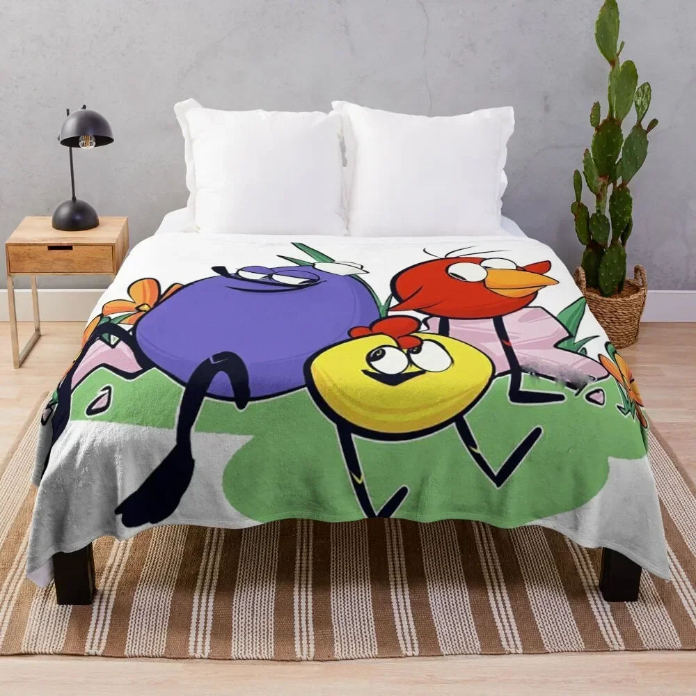 Peep and the Big Wide World Throw Blanket Machine Washable Soft Warm Blanket