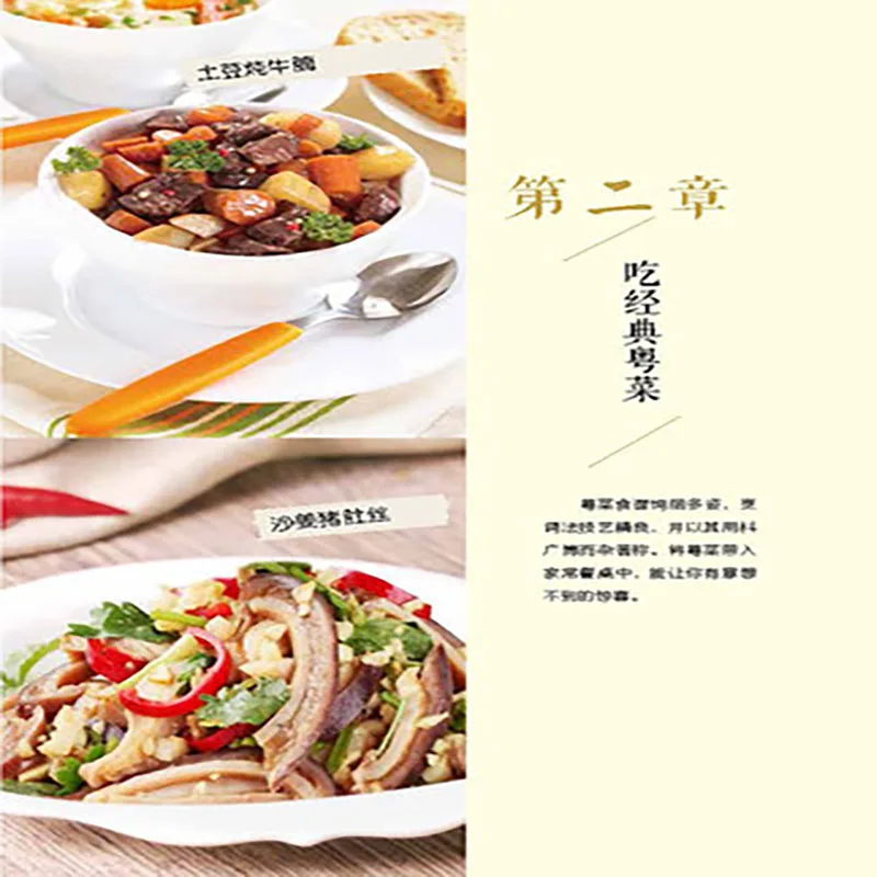 Healthy Diet Chinese Cuisine Cooking Exquisite Cantonese Cookery Home Recipe Books Libros Cases Delicious Home-Cooked Recipes