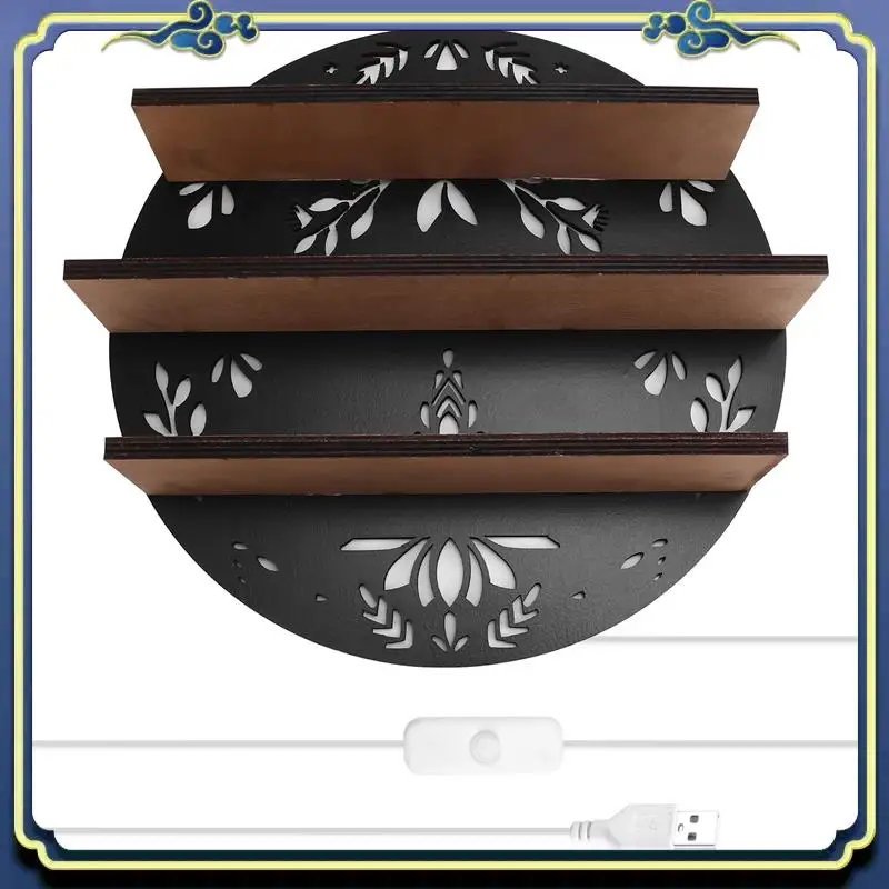 

Latest Round Butterfly Stand Crystal Display Storage Rack Hanging Floating Stand Suitable For Living Room Decoration Gifts
