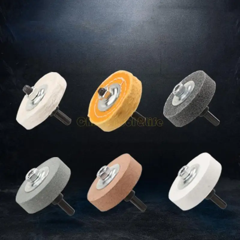57QF Upgrades Metal Polish Grinder Machine Sander Conversion Head Grindstones Polishing Grinding Wheel Grinder Sanding Wheel