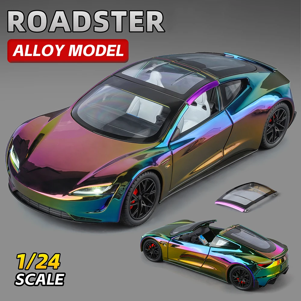 1:24 Roadster Lambor URUS Modello in miniatura Pressofuso in lega Auto Giocattoli Sterzo ruota anteriore con suoni leggeri Veicoli Ragazzo Festival Regalo