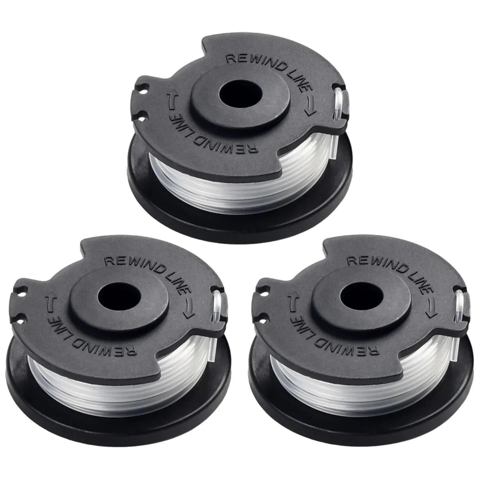 For Grass Trimmer Spool Line Set Three Replacement Units Compatible with For GECT 1828 Li and TC Models Nylon Material