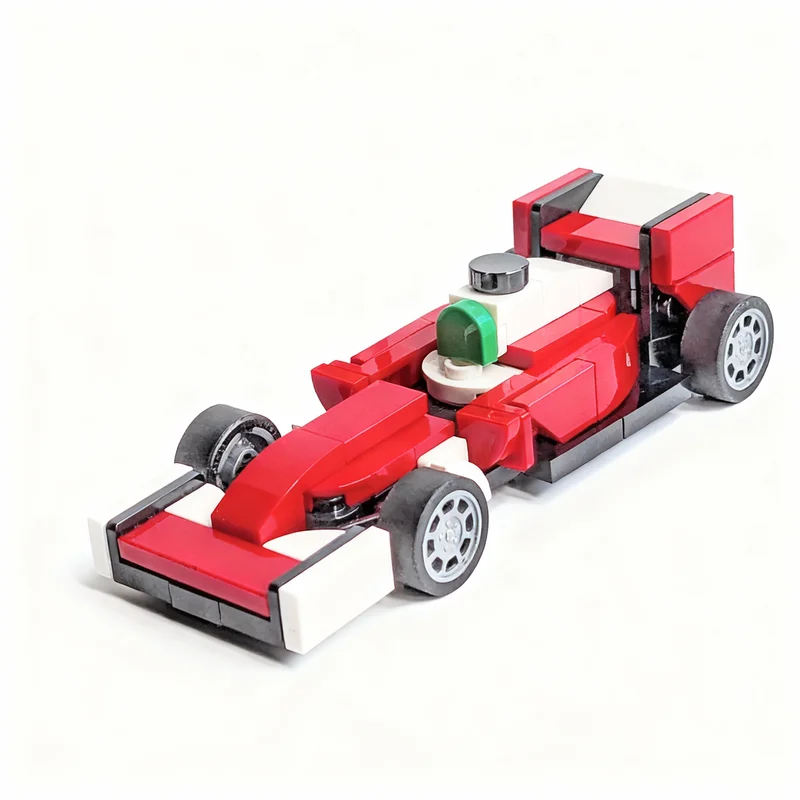 102 pièces MOC Tiny H Finish Line Stickerless City Champions Modèle de blocs de construction Architecture Jouet Idée Cadeau de Noël Enfants DIY