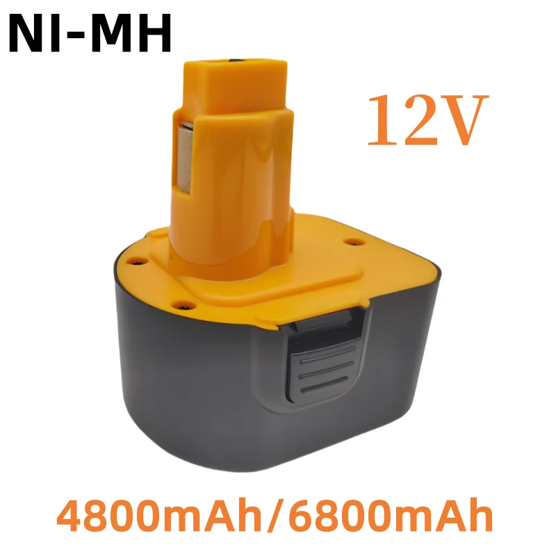 12V 4800mAh/6800mAh Ni-MH Rechargeable Battery DE9061 DE9062 DW9061 DW9062 DE9036 DW911 DW921 DW9614 DW05 Replacing the Battery