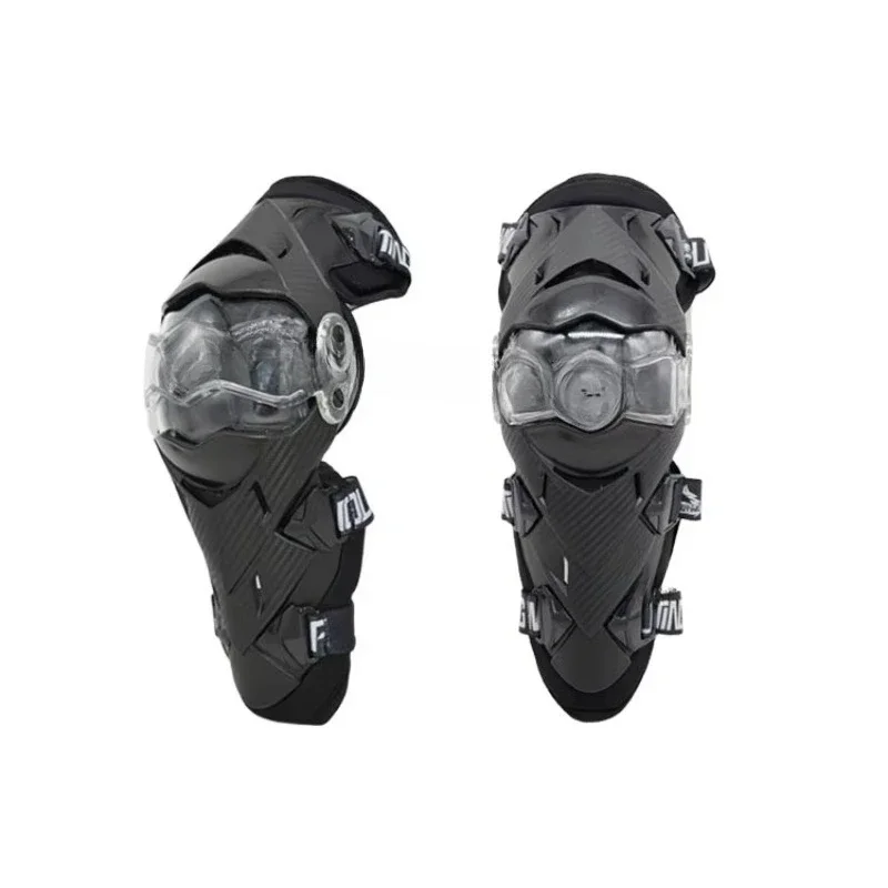 Teenage Children's Off-road Knee Pads Black Knee Brace for Motorcycle BMX Bicycle Riding Gear Cycling Protection