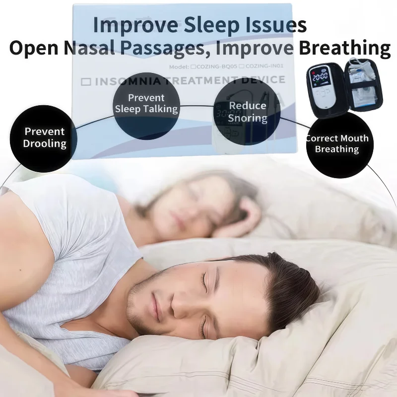 

Ручное устройство для снятия тревоги CES, микротоковое средство для сна с зажимом для ушей для снятия стресса и лучшего сна