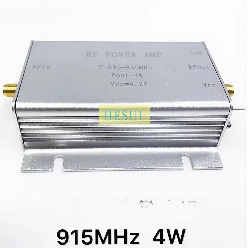 

Плата модуля микроволнового радиочастотного усилителя мощности 915 МГц, 4 Вт с экранирующим корпусом с ЧПУ