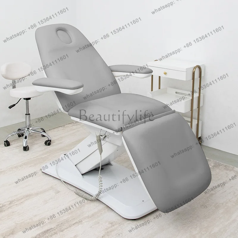 FG Face Ear Cleaning Massage Table Knead Adjust Esthetician Lash Massage Table Pedicure PU Leather Furniture Table De Massage MH