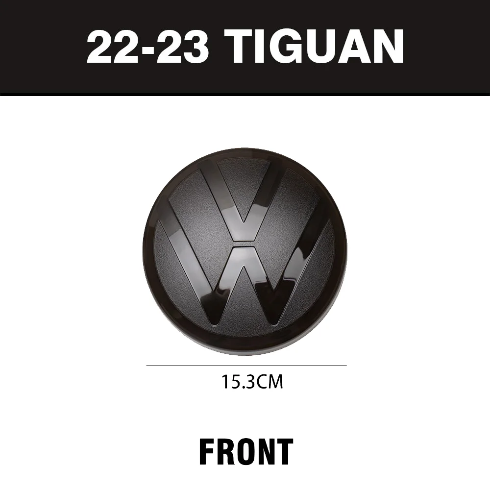 

Hub Caps 2PCS Car Front Grill/Rear Label Logo Trunk Emblem Lid Cover Sticker Badge For Volkswagen VW Tiguan 2017 2018 2019 2020