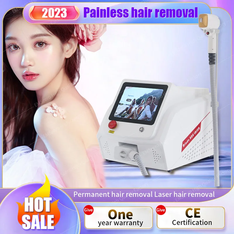 

755nm 808nm 1064nm 3 Wavelength 808nm Diode Laser 808nm Laser Hair Removal Machine for Salon