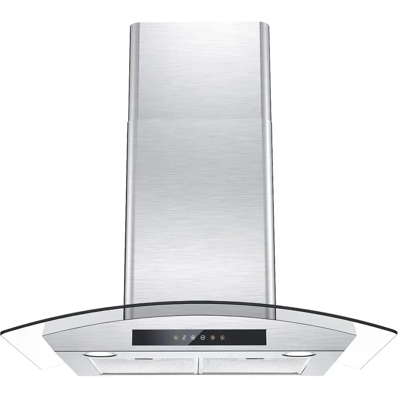 

Wall Mount Range Hood Tempered ,Hood for Kitchen Speed , Appliances Range Hoods