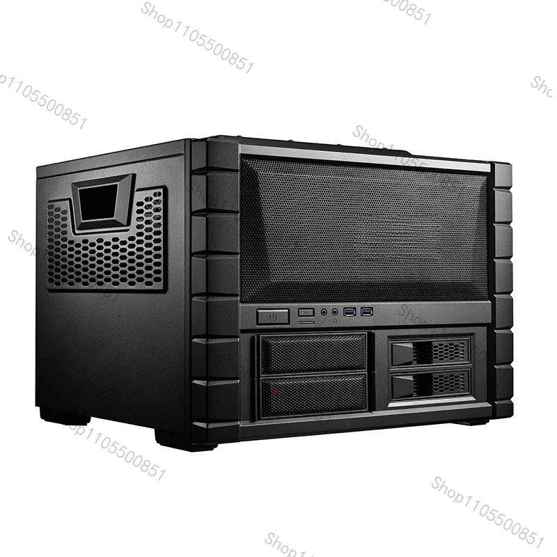 Horizontal chassis ATX supports large board and large power supply modular DIY computer chassis