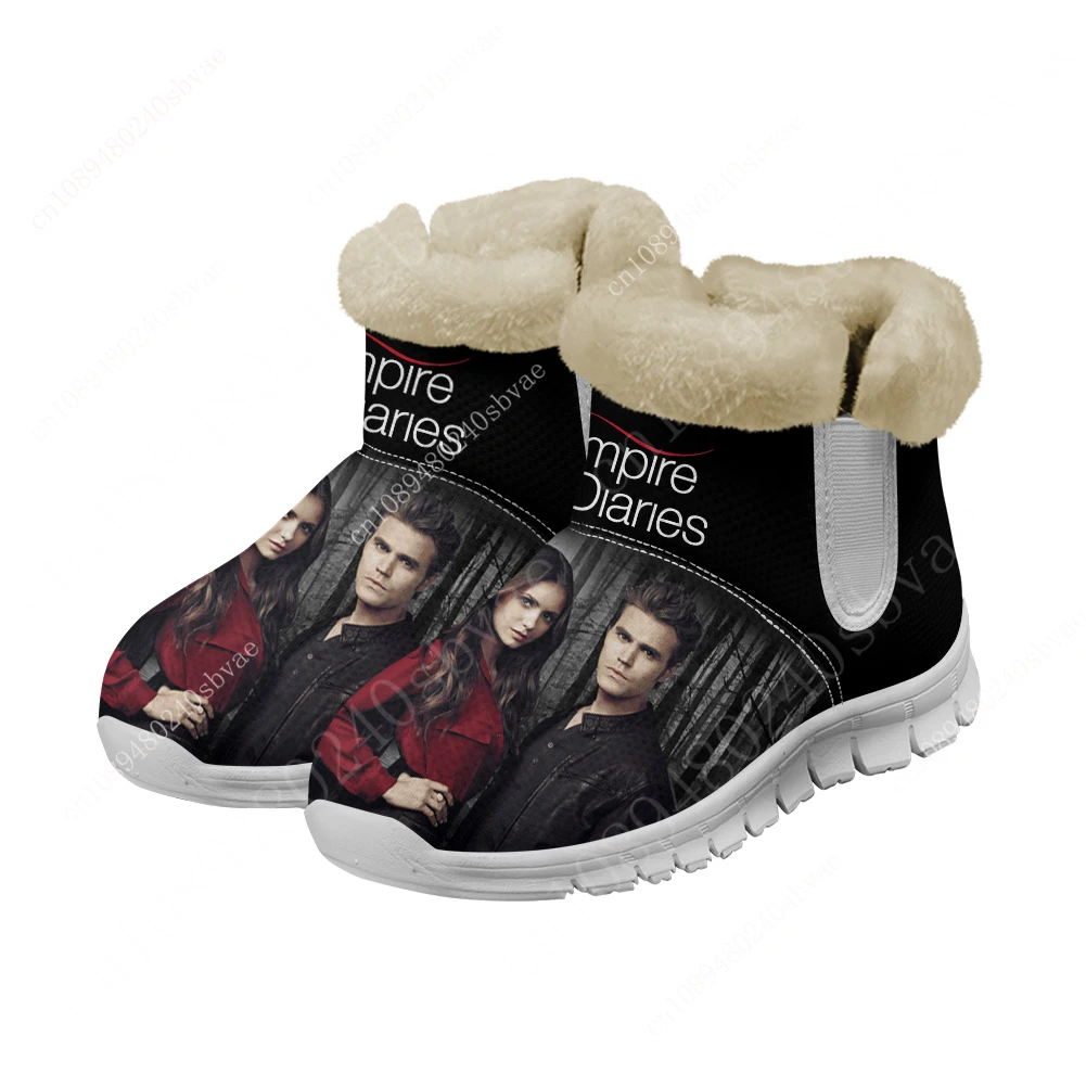 

The Vampire Diaries Damon Salvatore Snow Boots Mens Womens Teenager Customized Boot Casual Snow Shoe High Quality Sports Shoes