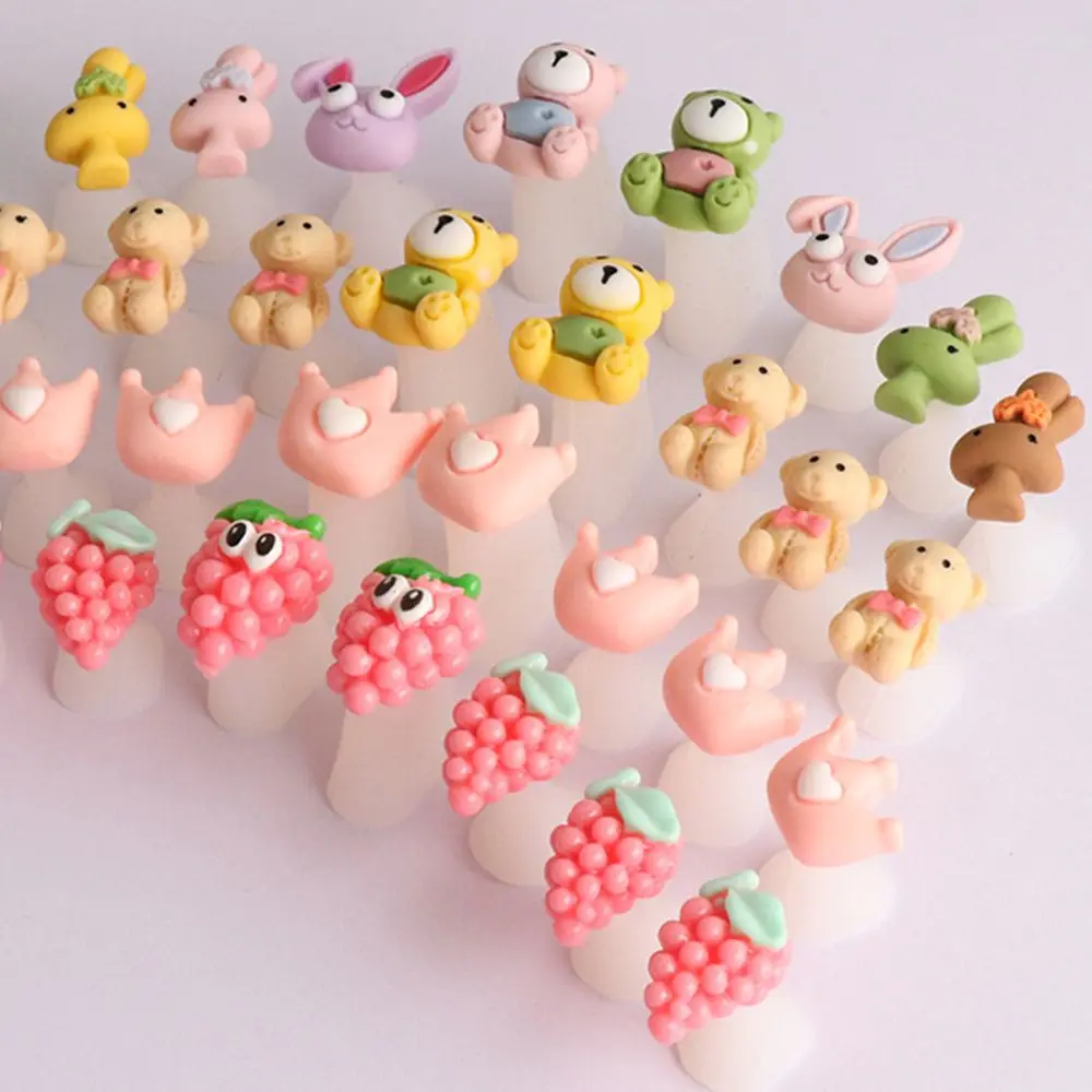 Reusable DIY Animal Salon Flower Molding Candy Color Toes Lock Tools Manicure Tool Foot Finger Divider Toe Separator