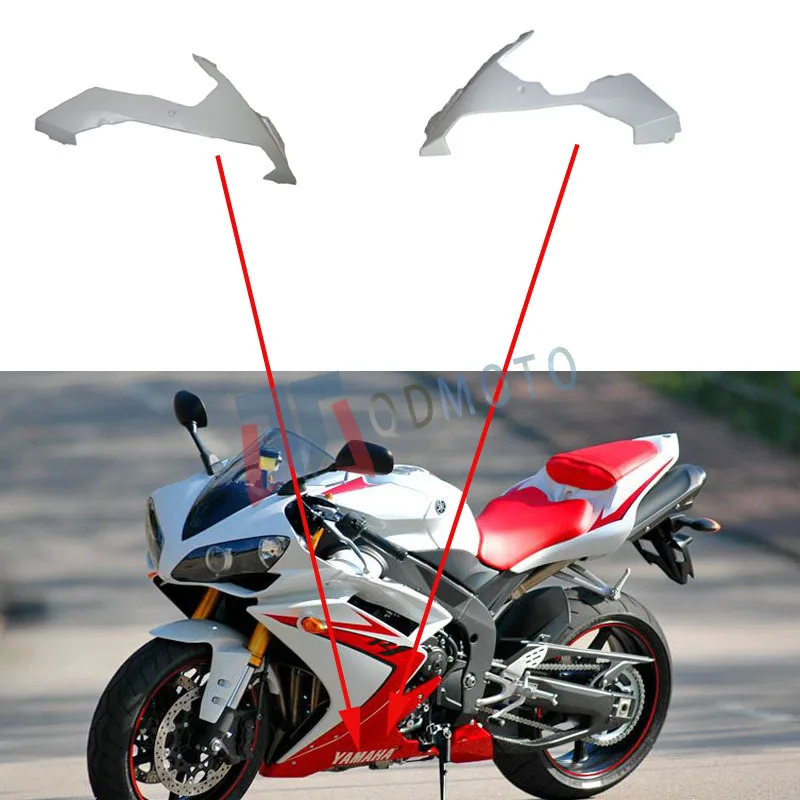 

For Yamaha YZF-R1 2007 2008 Unpainted Bodywork Under Side Cover ABS Injection Fairing Motorcycle Modified Accessories