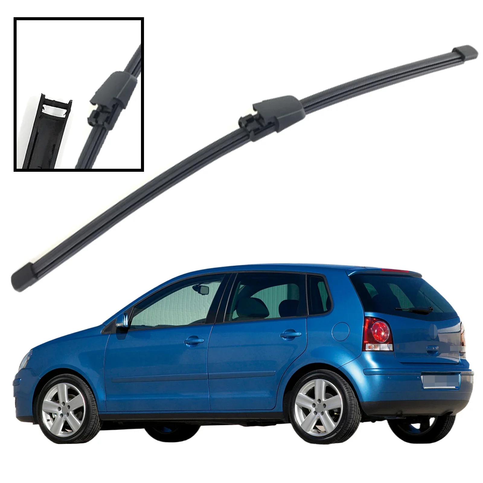 

For VW Polo 9N 9N3 2002-2009 Car Accessories 13" Rear Windshield Windscreen Washer Wiper Blade