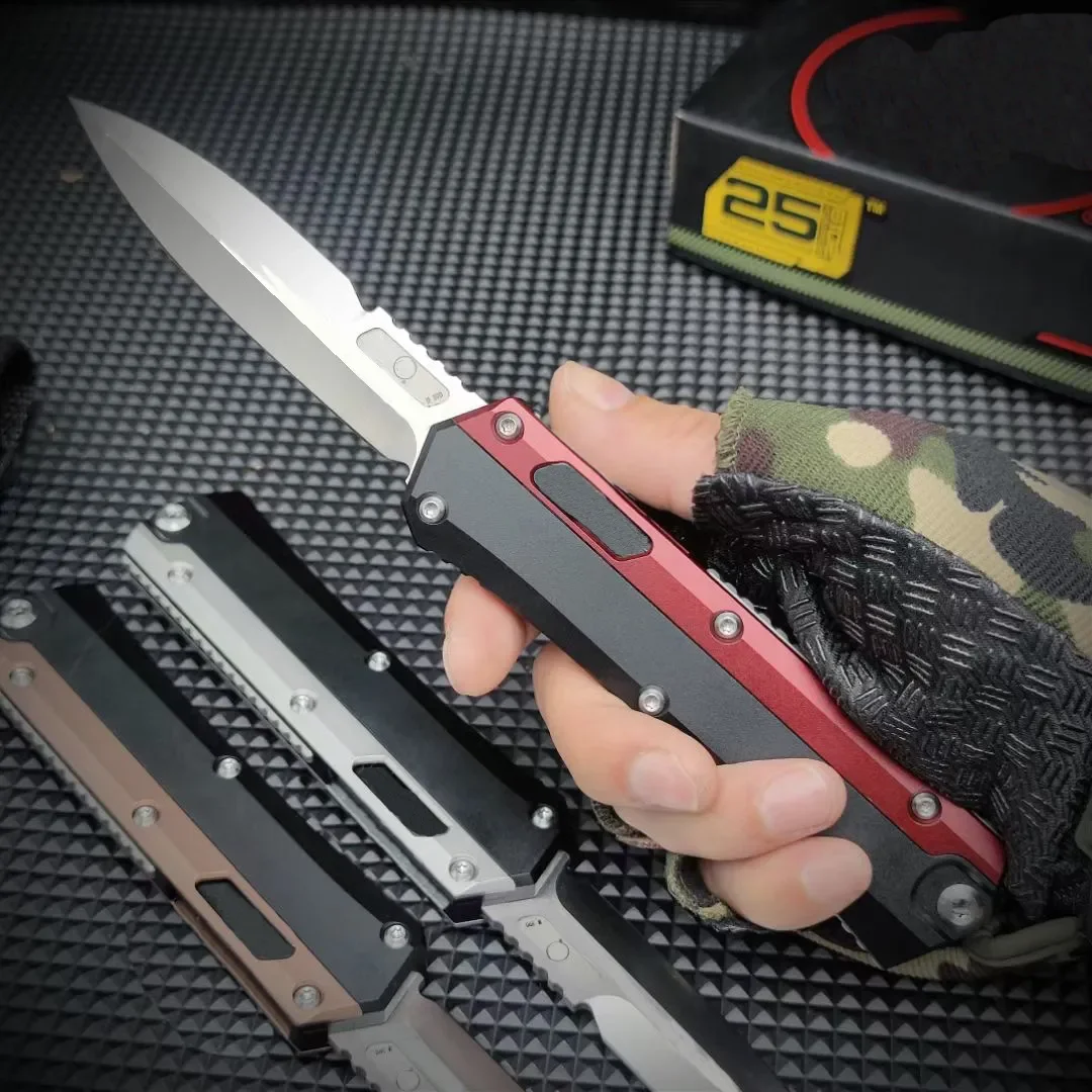 UT184-10S Signature Series Glykon AU TO Knife Aluminum Alloy Inlaid G10 Handle Camping Outdoor EDC Tool Folding Pocket Knife