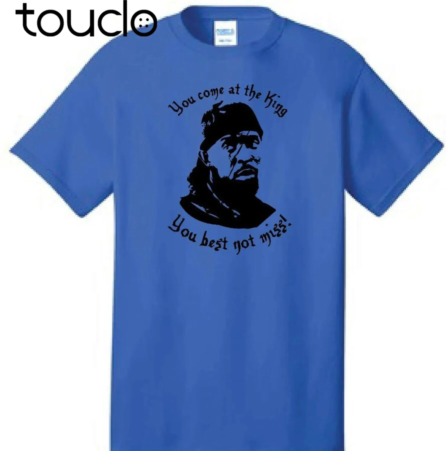 Omar Little You Come At The King You Best Not Miss T-Shirt The Wire Hbo Gangster  Top Quality Cotton Men Print Dress T-Shirt