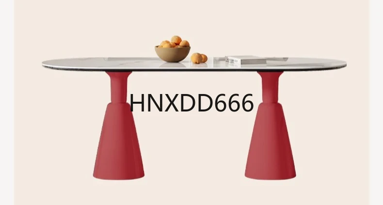 

Modern minimalist black slate dining table and chair combination