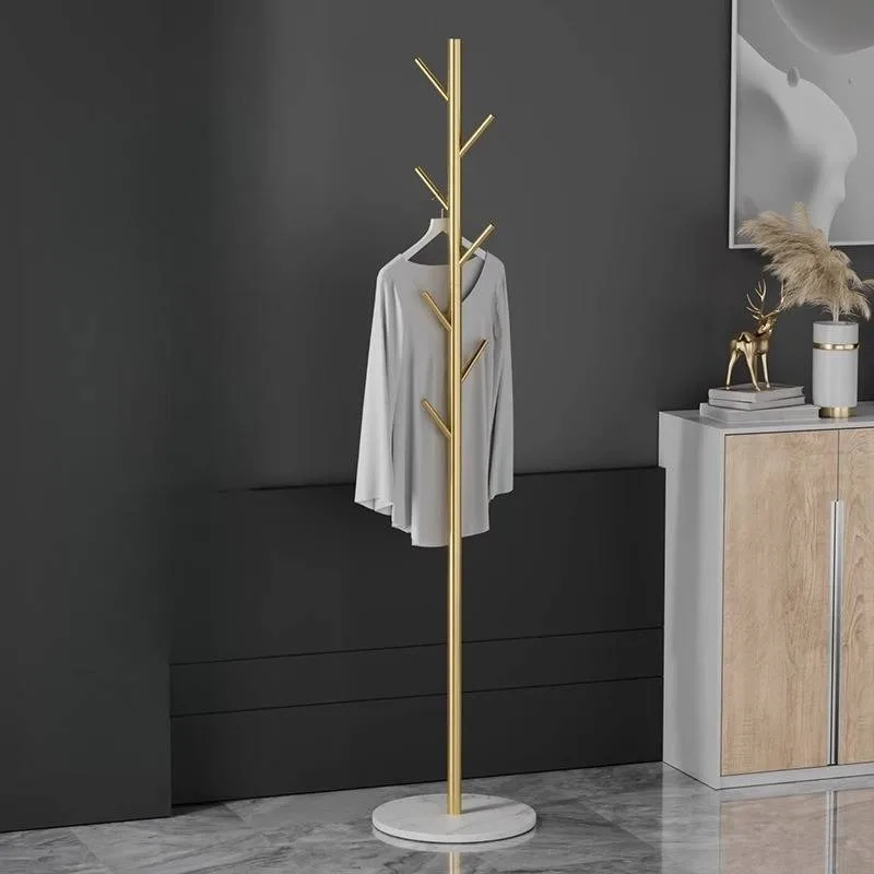 Stylish Minimalist Clothes Racks Hanging Glod Modern Japandi Clothing Rack Apartments Design Colgadores De Ropa Room Furniture