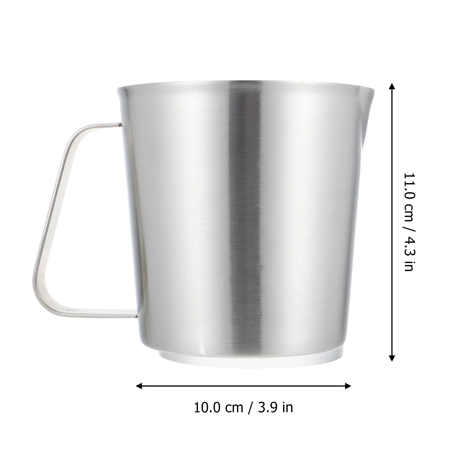 

700Ml Stainless Steel Milk Latte Measuring Cup For Coffee Frothing Yogurt Juice Storage Kitchen Measuring Tool Lab Beaker Metal