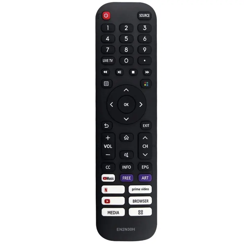 Replacement Infrared Remote Control For Hisense TV Model EN2N30H-EN2N30H-Y47A