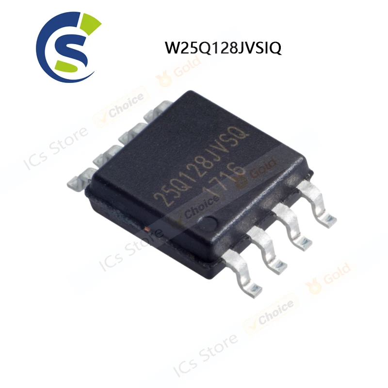 10PCS 100% New W25Q128JVSIQ 25Q128JVSIQ 25Q128JVSQ W25Q128JVSQ SOP-8 Chipset