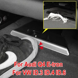 2pcs For VW Volkswagen ID.4 ID.3 ID.5 ID.6 Audi Q4 E-tron Air Vent Cover Under Seat Floor Air Outlet Protector Accessories