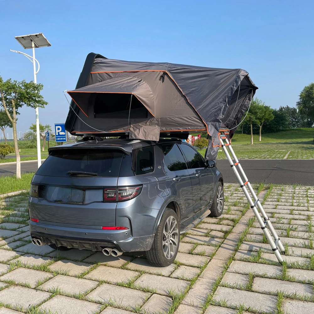 Four Seasons 4 person Car Tent Overland 4WD Truck Rooftop Tent Hardshell Roof Top Tent Tenda Da Tetto Camping Car Camper