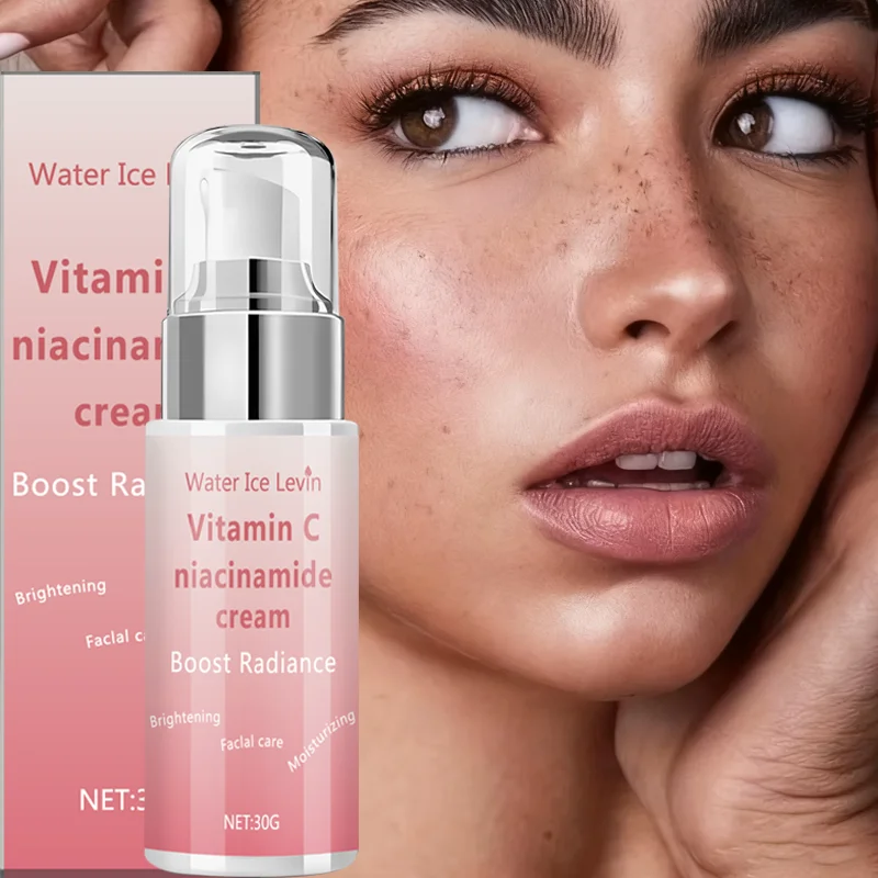 

Vitamin C & Niacinamide Cream: Boosts Radiance, Brightens/Moisturizes, Daily Use for Smooth, Radiantly Healthy Skin