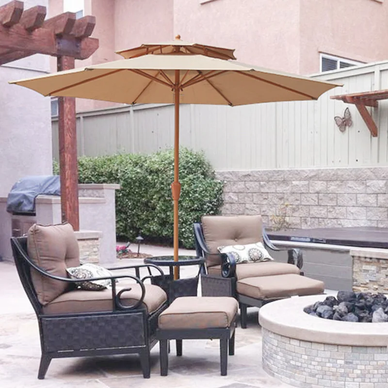 

Outdoor Umbrella Parasol Villa Garden Balcony Courtyard Umbrella Outdoor Bar