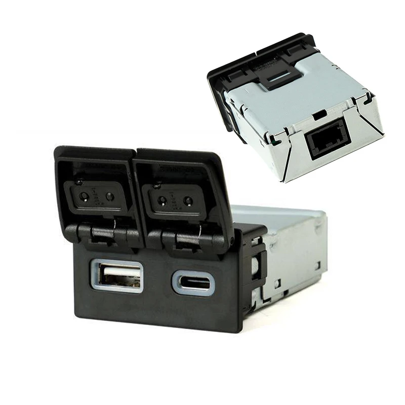 New Car Charger QC3.0 USB Type-C PD Socket Charging Outlet Power Adapter 12V For Toyota Sienna Camry Highlander RAV4 Auto Parts
