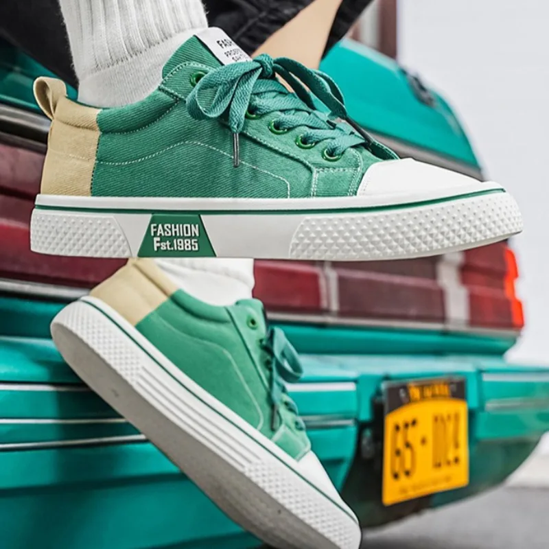

Men's Low-Top Sneaker,Lightweight and Wear Resistant Summer Casual Shoes, Soft Soled Breathable Canvas Shoes tenis masculino