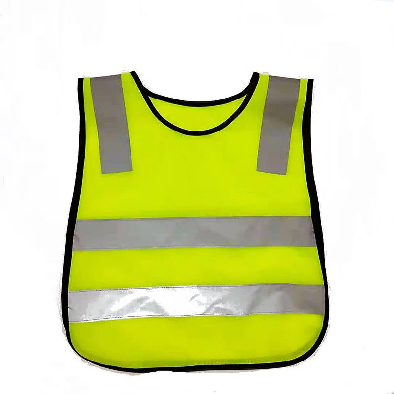 Kids Safety Vest High Visability Jacket for School Children Sanitation Worker Fitness Equipment Accessories