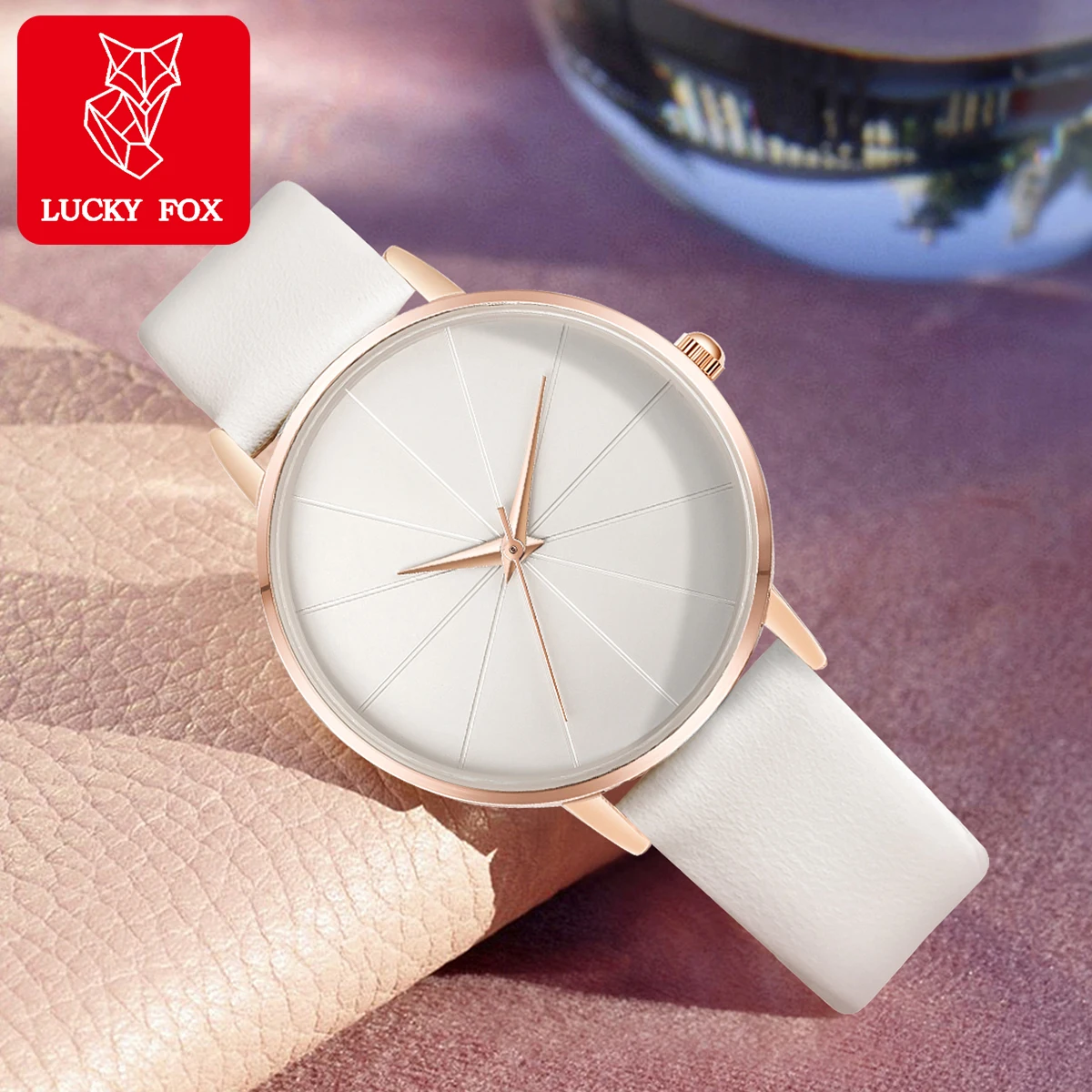 Luxury Fashion Watch Women Leather Watch Ladies Simple Quartz Bracelet Wrist Watch Women\'s Clock