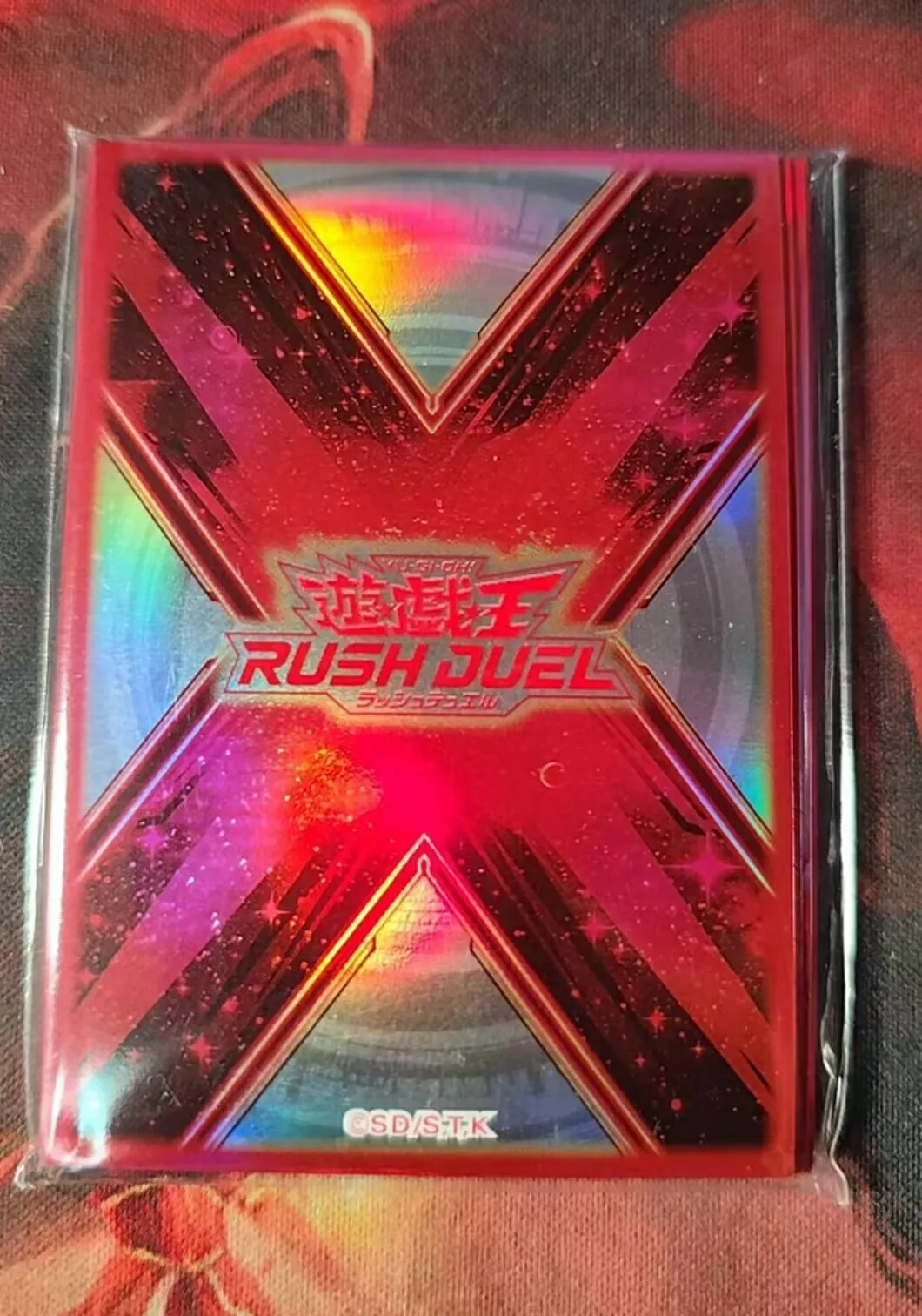 

20Pcs Yugioh KONAMI Rush Duel Red Version X Official Collection Sealed Duelist Card Protector Sleeves