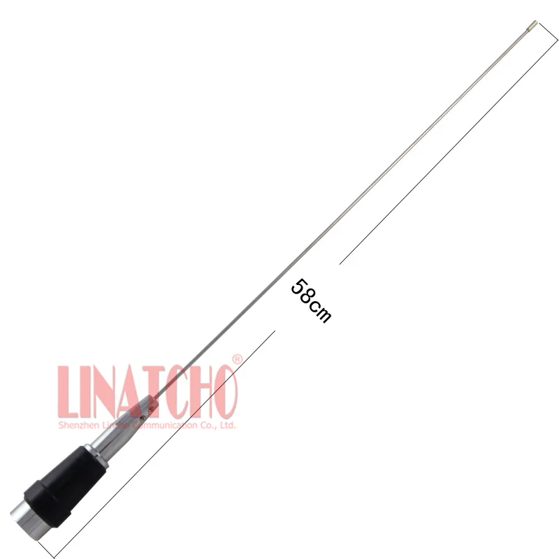 MC200 UHF320-500MHz Commercial Mobile Car Radio Whip Antenna with Cutting Chart