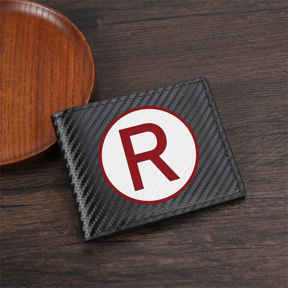 Registered trademark symbol inside circle Men's Wallets Simple Business Modern Stylish Printing Design Gifts For Father Boyfrien