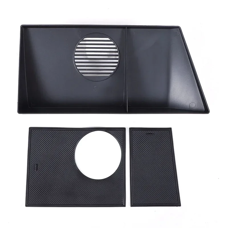 ABSダッシュボードナビゲーションスクリーンオーガナイザー,収納ボックス,トレイ,トヨタプラド,ランドクルーザー,lc250,2024,rhd,カーアクセサリー