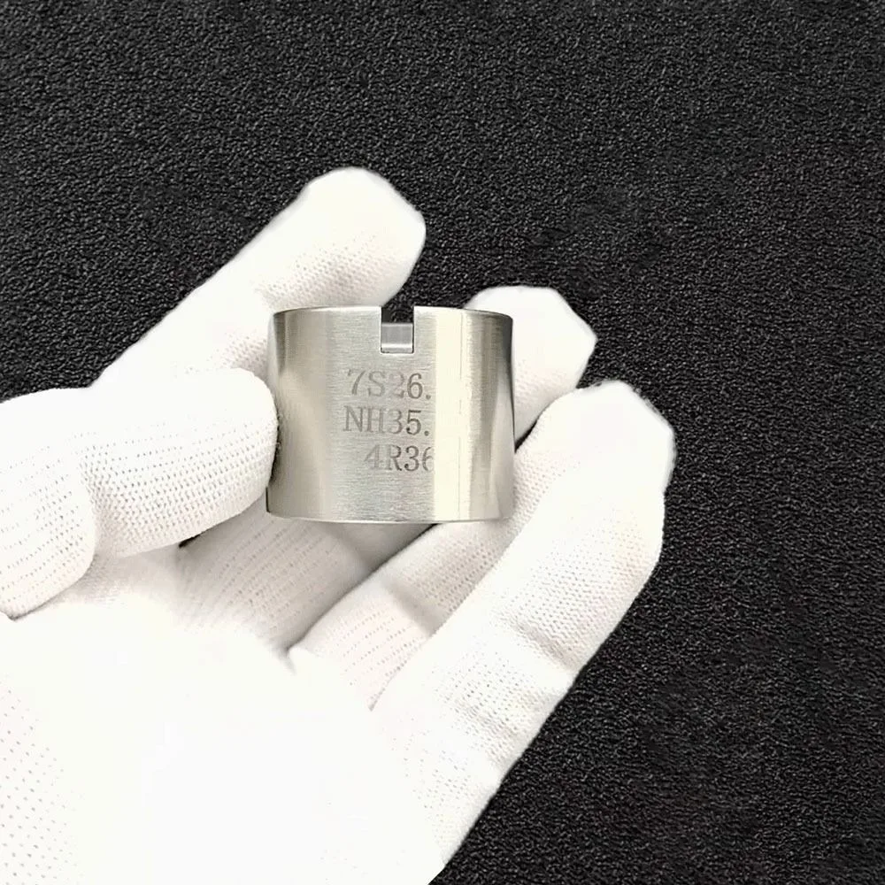 الفولاذ المقاوم للصدأ ساعة حركة حامل قاعدة قوس الدقة التجنيب قوس ل SKX007 NH34/35/36/37/38 7S26 7S36 4R36