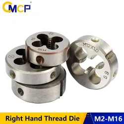 1pc M2 M6 M7 M8 M10 M12 M13 M14 M16 Right Hand Thread Die Metric Screw Die Threading Tools Round Threading Die